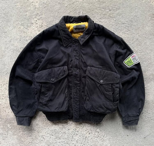 Black Cargo Bomber